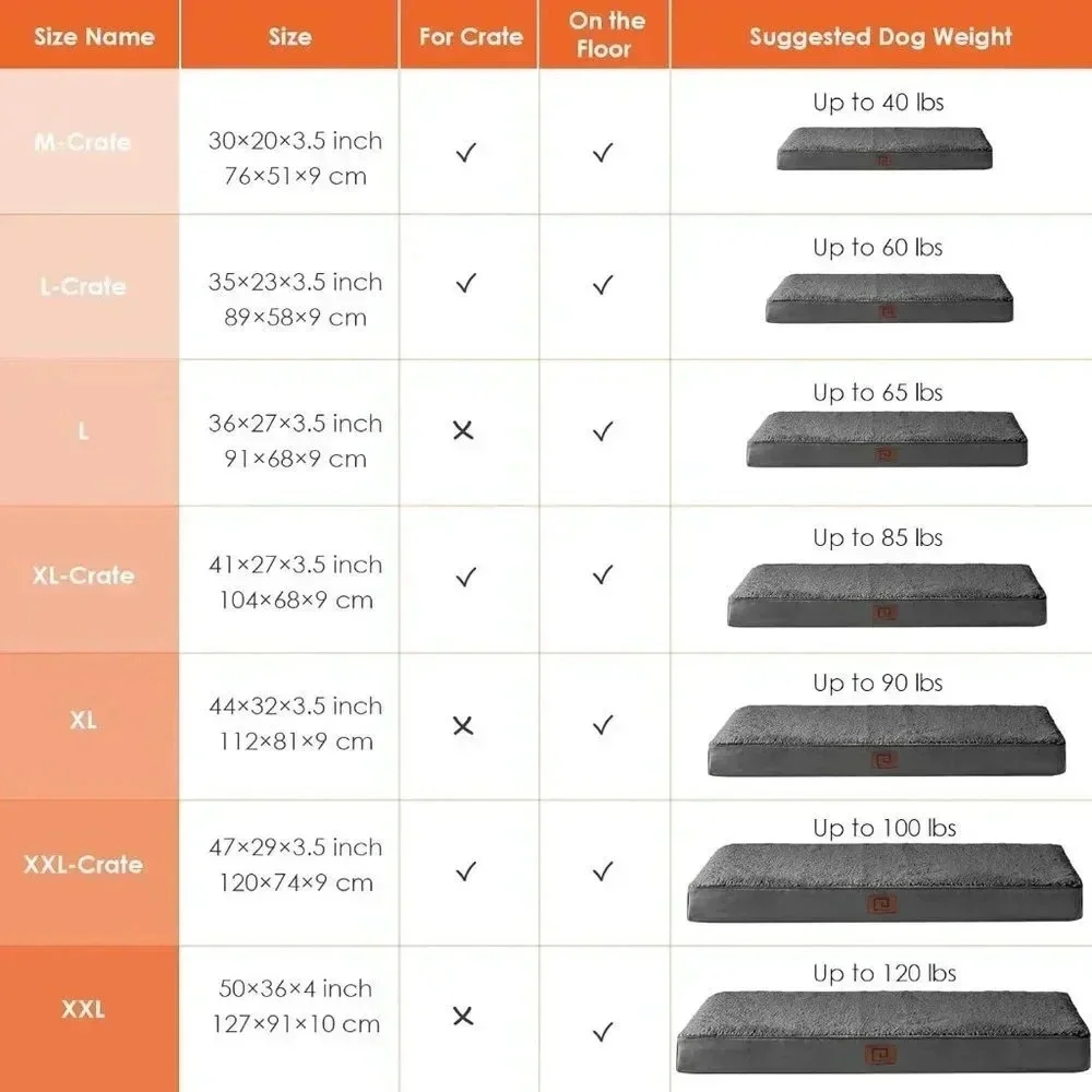 XL Orthopedic Dog Bed for Large Dogs - Ultimate Comfort and Support 44x32
